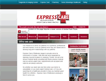 Tablet Screenshot of expresscareofleesburg.com